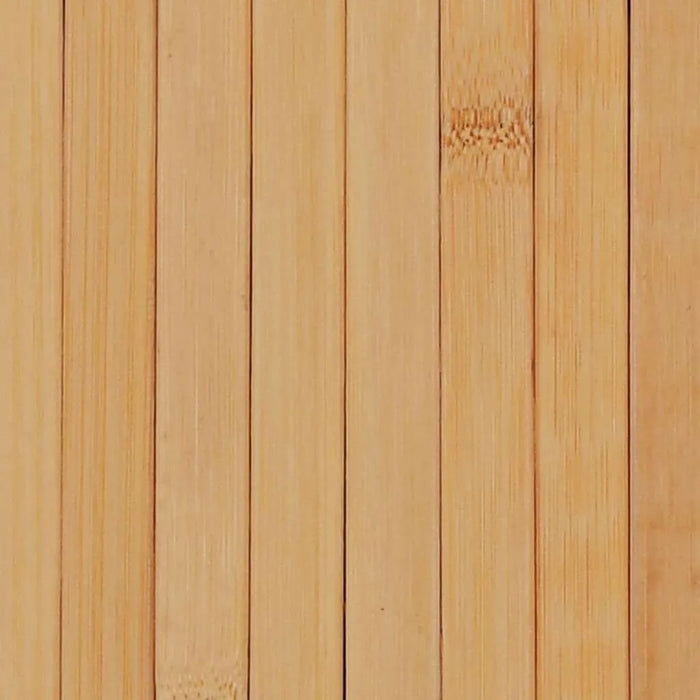 Close-up of a wooden panel with vertical slats