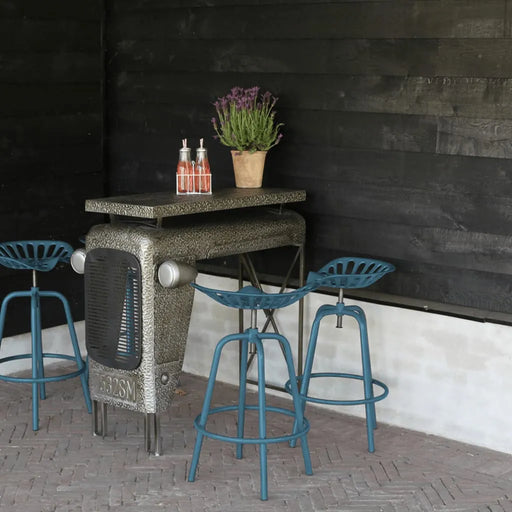 Bar Tractor Chair in Blue - Little and Giant Explorers Esschert Design