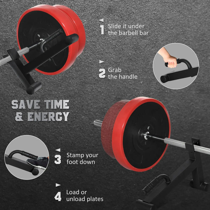 2 Piece Barbell Jack Set | Weight Capacity 400kg - Little and Giant Explorers SPORTNOW