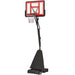 Basketball Hoop and Stand in Red | 2.45 - 3.05m - Little and Giant Explorers SPORTNOW