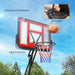 Basketball Hoop and Stand in Red | 2.45 - 3.05m - Little and Giant Explorers SPORTNOW