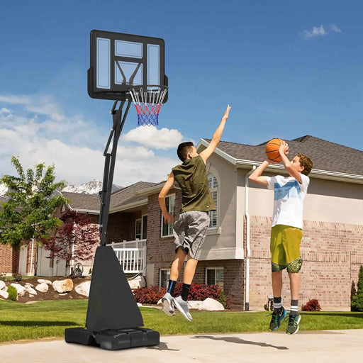 Basketball Hoop and Stand with Rebound System | 2.45 - 3.05m - Little and Giant Explorers SPORTNOW