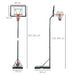 Basketball Hoop Freestanding with Wheels | 255 - 305cm - Little and Giant Explorers HOMCOM