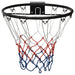 Basketball Ring in Black 45cm - Little and Giant Explorers vidaXL