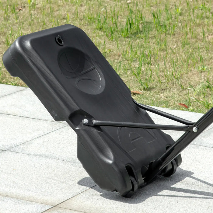 Basketball Stand 197.5-254cm | 5-Level Adjustable Height with Ball Holder - Little and Giant Explorers HOMCOM