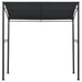 BBQ Gazebo in Anthracite & Steel (215 x 150 x 220cm) - Little and Giant Explorers vidaXL