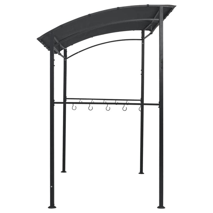 BBQ Gazebo in Anthracite & Steel (215 x 150 x 220cm) - Little and Giant Explorers vidaXL