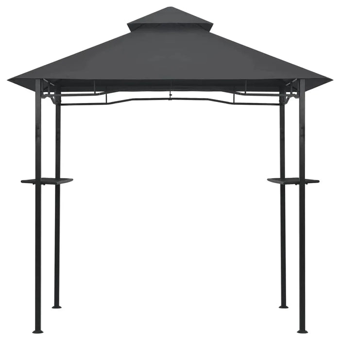 BBQ Gazebo in Anthracite and Steel (240 x 150 x 255cm) - Little and Giant Explorers vidaXL