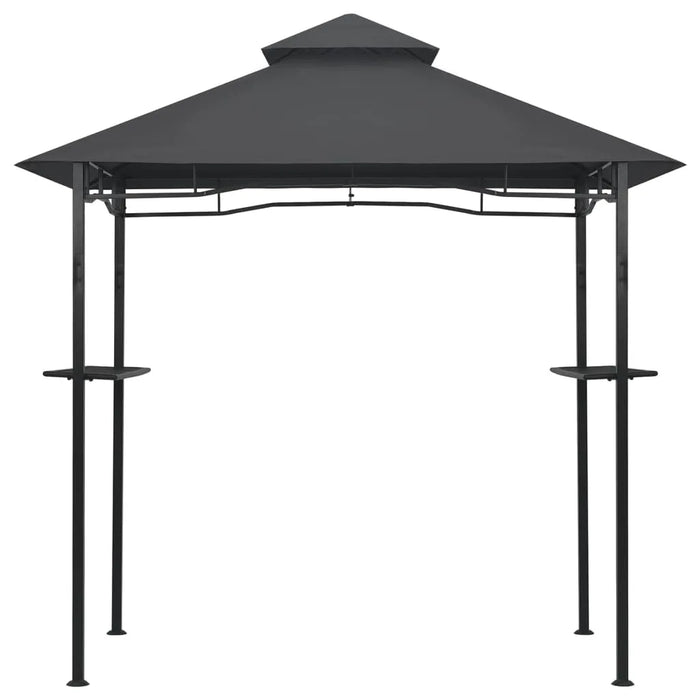 BBQ Gazebo in Anthracite and Steel (240 x 150 x 255cm) - Little and Giant Explorers vidaXL