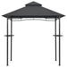 BBQ Gazebo in Anthracite and Steel (240 x 150 x 255cm) - Little and Giant Explorers vidaXL