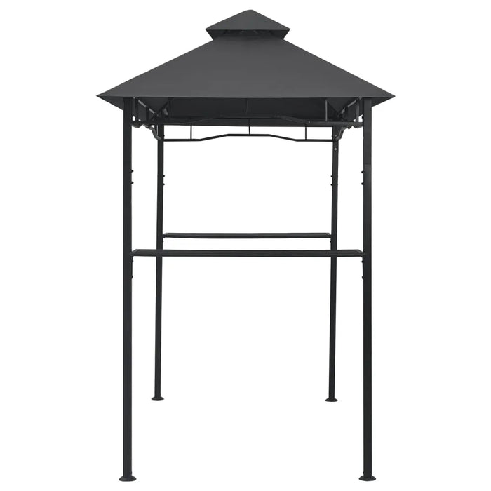 BBQ Gazebo in Anthracite and Steel (240 x 150 x 255cm) - Little and Giant Explorers vidaXL