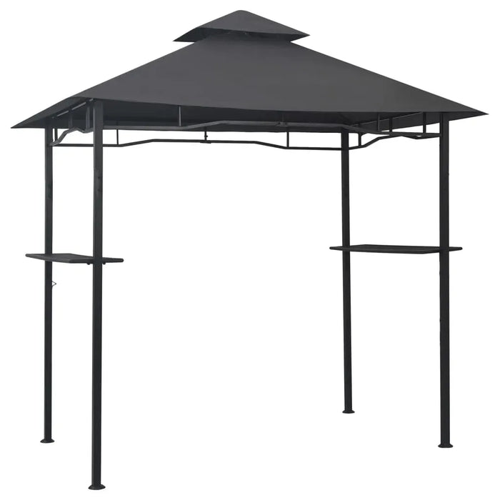 BBQ Gazebo in Anthracite and Steel (240 x 150 x 255cm) - Little and Giant Explorers vidaXL