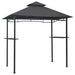 BBQ Gazebo in Anthracite and Steel (240 x 150 x 255cm) - Little and Giant Explorers vidaXL