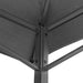 BBQ Gazebo with Side Shelves in Anthracite (240 x 150 x 243cm) - Little and Giant Explorers vidaXL