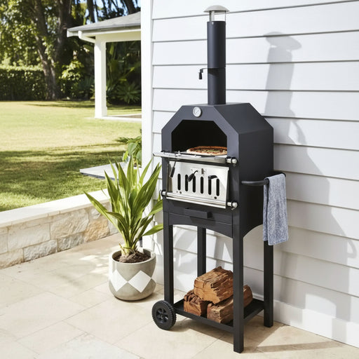 BBQ Pizza Oven in Black - Little and Giant Explorers ProGarden