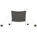 Beach Canopy with Sand Anchors in Grey (214 x 236cm) - Little and Giant Explorers vidaXL