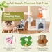 Beach-Themed Cat Tree | 180cm Tall Cat Tower - Little and Giant Explorers Costway