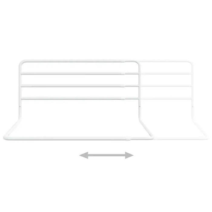 Toddler Safety Bed Rail White (76-137) x 55cm - Little and Giant Explorers vidaXL