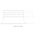 Toddler Safety Bed Rail White (76-137) x 55cm - Little and Giant Explorers vidaXL