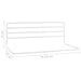 Toddler Safety Bed Rail White (76-137) x 55cm - Little and Giant Explorers vidaXL