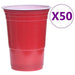 Beer Pong Table Set 0.5 L Plastic - Little and Giant Explorers vidaXL