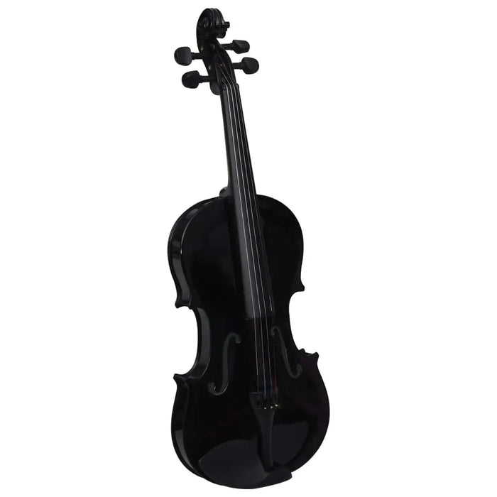 Beginners Violin Full Set with Bow and Chin Rest in Black 4/4 - Little and Giant Explorers vidaXL