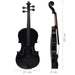 Beginners Violin Full Set with Bow and Chin Rest in Black 4/4 - Little and Giant Explorers vidaXL