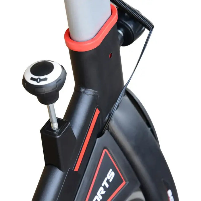 Belt-Driven Exercise Bike – Black | Indoor Cycling with LCD Display HOMCOM - Little and Giant Explorers HOMCOM