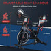 Belt-Driven Exercise Bike – Black | Indoor Cycling with LCD Display HOMCOM - Little and Giant Explorers HOMCOM