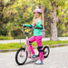 Big Wheel Kids Scooter – Pink | Adjustable 92–100cm Handlebar - Inflatable Tyres HOMCOM - Little and Giant Explorers HOMCOM