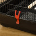Bird Cage – Black | Tall Budgie and Finch Aviary - Swing, Ladder, Perches and Toys PAWHUT - Little and Giant Explorers PawHut
