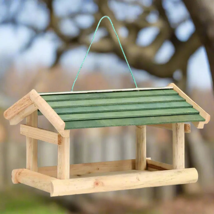 Bird Feeder in Solid Wood - Little and Giant Explorers vidaXL