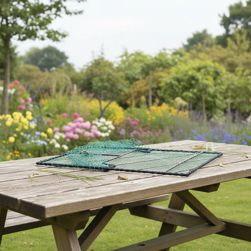 Bird Trap Steel – Rectangular Outdoor Bird Catcher | Semi-Opaque Green - 60x50cm VIDAXL - Little and Giant Explorers vidaXL