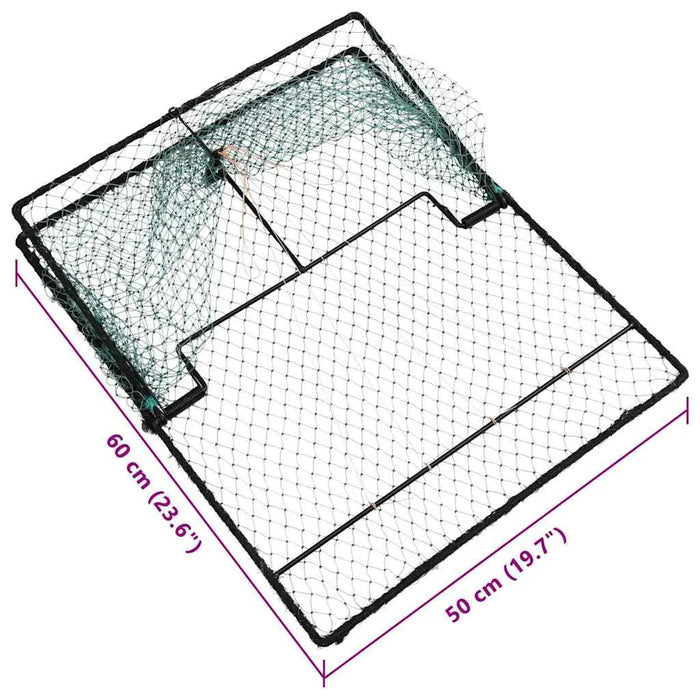 Bird Trap Steel – Rectangular Outdoor Bird Catcher | Semi-Opaque Green - 60x50cm VIDAXL - Little and Giant Explorers vidaXL