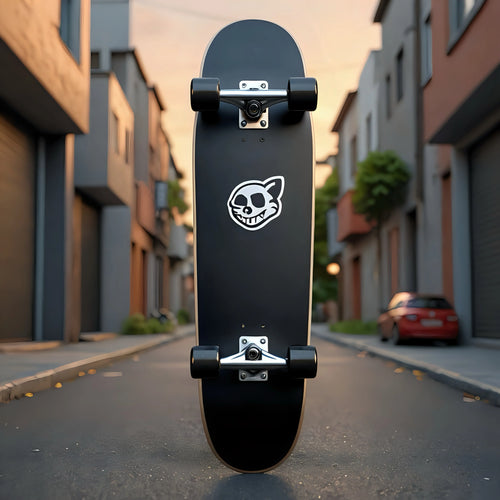 AI Image of a Skateboard in a city street - Little and Giant Explorers