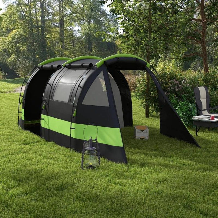 Blackout Camping Tent with Bedroom and Living Room (4-5 persons) - Little and Giant Explorers Outsunny