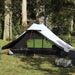 Blackout Fabric Waterproof Camping Tent in White (2 persons) - Little and Giant Explorers vidaXL