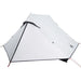 Blackout Fabric Waterproof Camping Tent in White (2 persons) - Little and Giant Explorers vidaXL