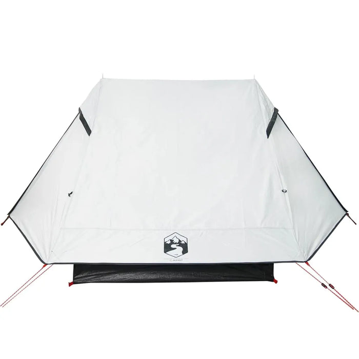 Blackout Fabric Waterproof Camping Tent in White (2 persons) - Little and Giant Explorers vidaXL