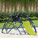Blue Hexagonal Dome Climber with Slide | Metal Powder-Coated Steel Construction - Little and Giant Explorers vidaXL