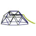 Blue Hexagonal Dome Climber with Slide | Metal Powder-Coated Steel Construction - Little and Giant Explorers vidaXL