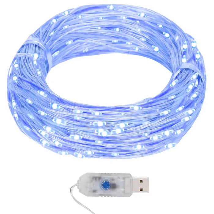 Blue LED Micro Fairy String Lights – 40m | 400 LEDs, 8 Modes and USB Powered VIDAXL - Little and Giant Explorers vidaXL