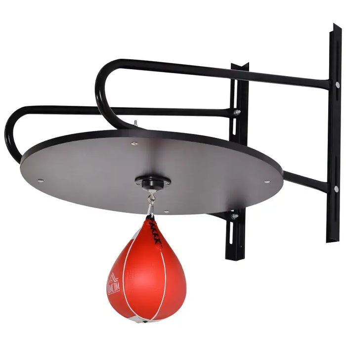 Boxing Speed Bag Platform – Wall Mounted | Adjustable Height - Pump Included HOMCOM - Little and Giant Explorers HOMCOM