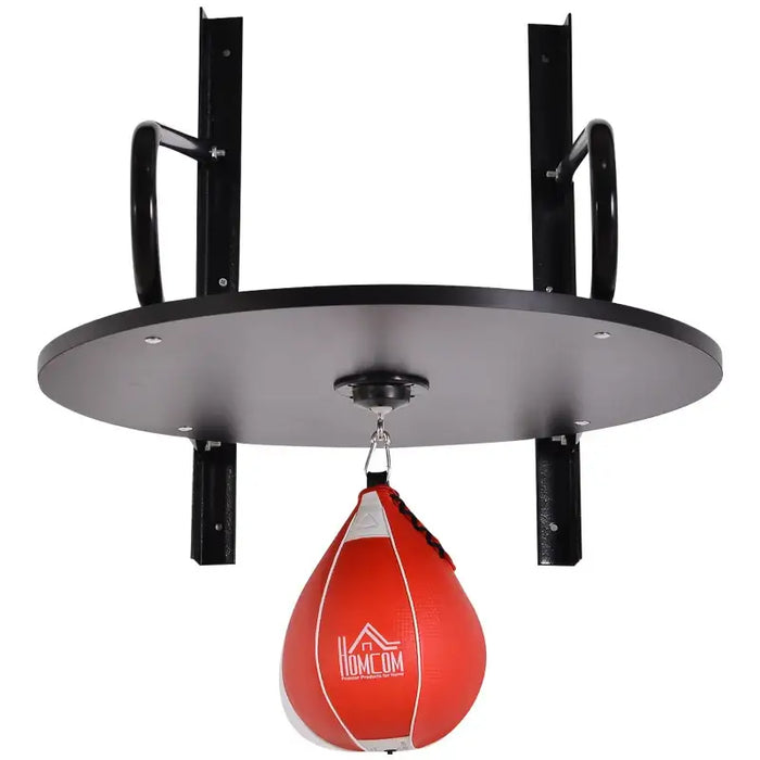 Boxing Speed Bag Platform – Wall Mounted | Adjustable Height - Pump Included HOMCOM - Little and Giant Explorers HOMCOM