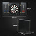 Bristle Dartboard Set with Cabinet | 6 Steel-Tip Darts, Dual Scoreboards and Wall Protection SPORTNOW - Little and Giant Explorers