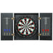 Bristle Dartboard Set with Cabinet | 6 Steel-Tip Darts, Dual Scoreboards and Wall Protection SPORTNOW - Little and Giant Explorers