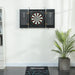 Bristle Dartboard Set with Cabinet | 6 Steel-Tip Darts, Dual Scoreboards and Wall Protection SPORTNOW - Little and Giant Explorers