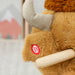 Brown Cow Rocking Horse | Plush Ride-On Toy with Safety Harness and Music AIYAPLAY - Little and Giant Explorers AIYAPLAY