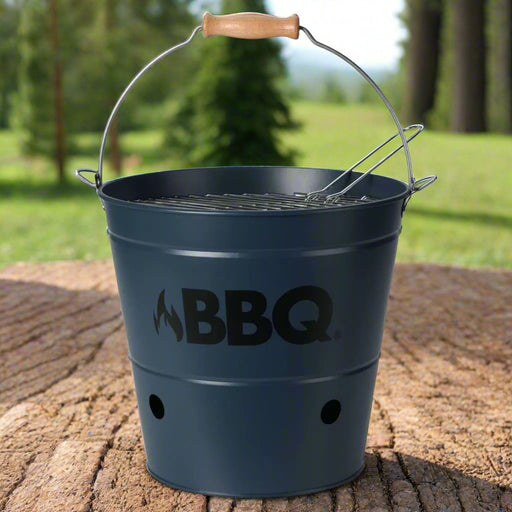 Bucket Barbecue Grill in Matte Blue 26cm - Little and Giant Explorers ProGarden