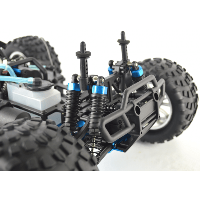 Bug Crusher 1:10TH Nitro RC Monster Truck 2.4GHz | Black Pick Up - Little and Giant Explorers HSP